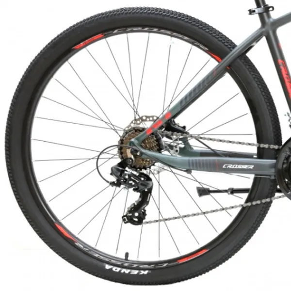 Bicicletă Crosser 075 29" 17" Aluminiu/ Black Red photo 2