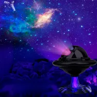 Proiector de stele Starry Sky Star UFO Galaxy Black photo 9