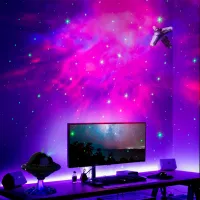 Proiector de stele Starry Sky Star UFO Galaxy Black photo 11