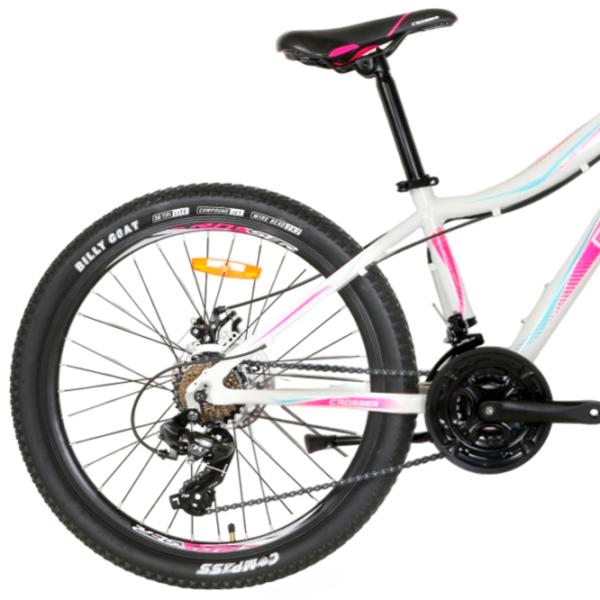 Bicicletă Crosser Sweet 24" 13" Aluminiu/ White Pink photo 3