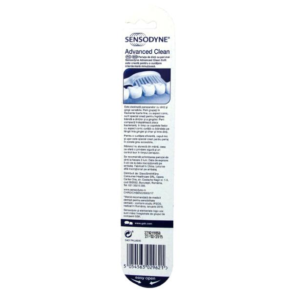 Periuță de dinți Sensodyne Advanced Clean Soft 1 photo 2