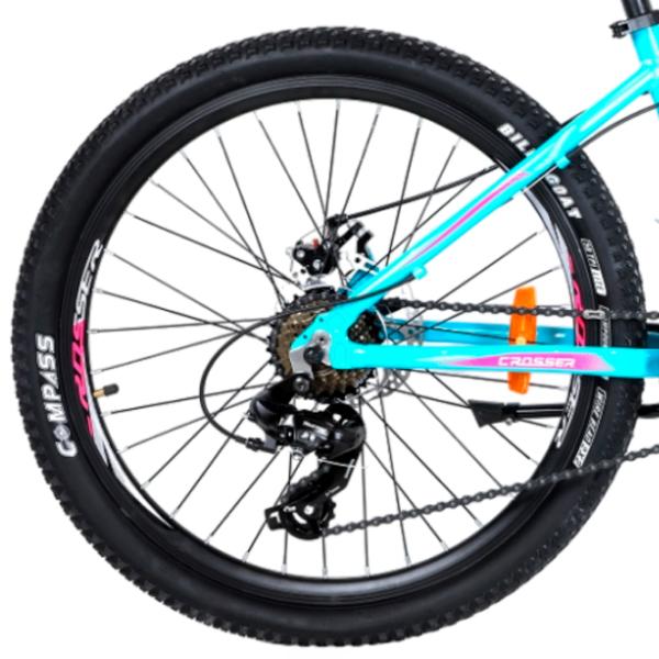 Bicicletă Crosser Sweet 26" 13" Aluminiu/ Blue Pink photo 2