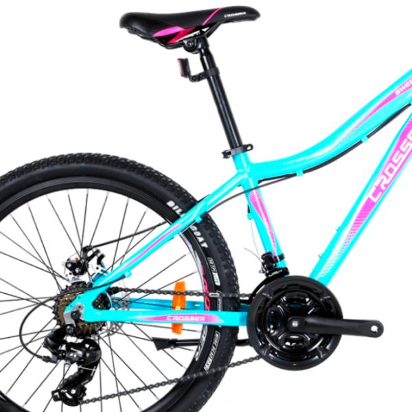 Bicicletă Crosser Sweet 26" 13" Aluminiu/ Blue Pink photo 3
