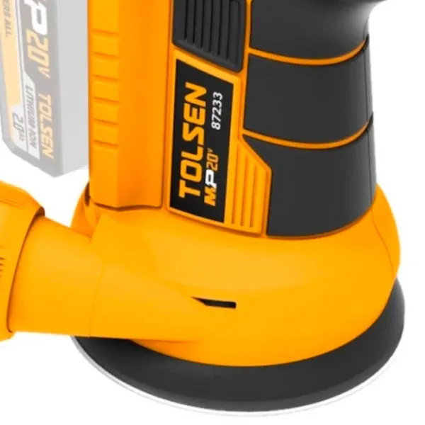Шлифовальная машина Tolsen 87233 Эксцентриковая/ Желтый photo 2 Шлифовальная машина Tolsen 87233 Эксцентриковая/ Желтый photo 2