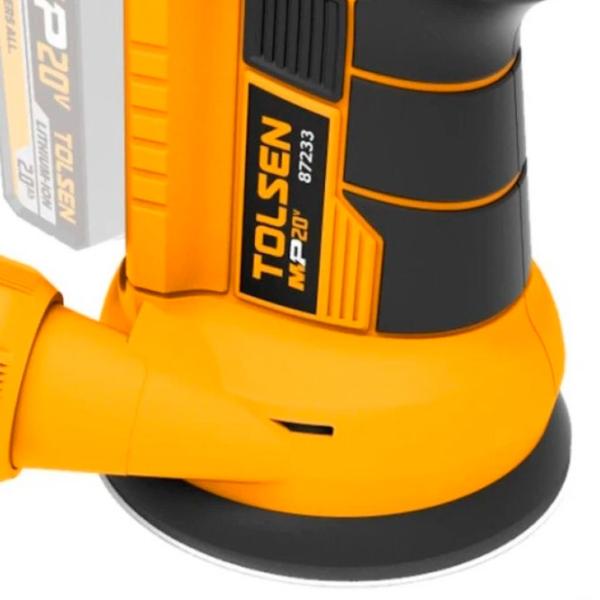 Шлифовальная машина Tolsen 87233 Эксцентриковая/ Желтый photo 2 Шлифовальная машина Tolsen 87233 Эксцентриковая/ Желтый photo 2