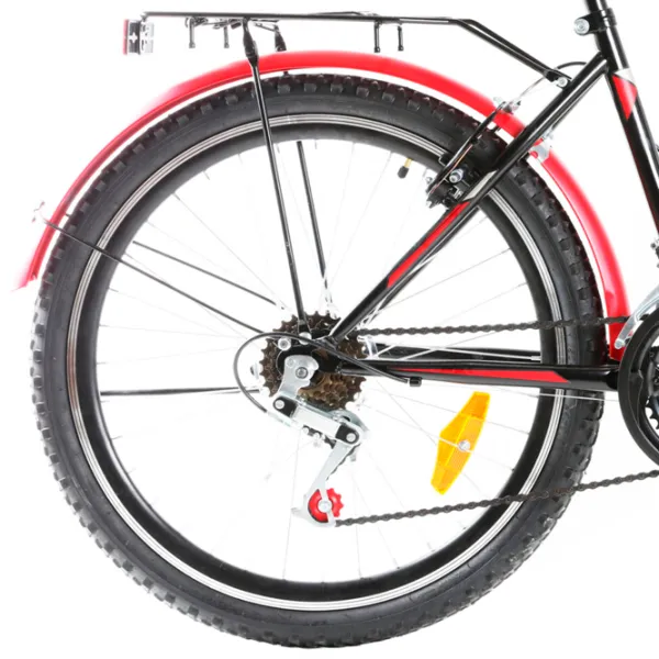 Bicicletă Mustang Sport 26" 16" Aluminiu/ Black Red photo 2 Bicicletă Mustang Sport 26" 16" Aluminiu/ Black Red photo 2