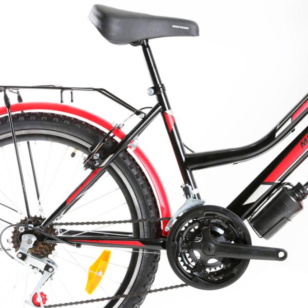 Bicicletă Mustang Sport 26" 16" Aluminiu/ Black Red photo 3 Bicicletă Mustang Sport 26" 16" Aluminiu/ Black Red photo 3