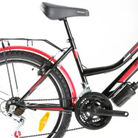 Bicicletă Mustang Sport 26" 16" Aluminiu/ Black Red photo 3