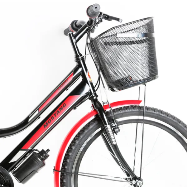 Bicicletă Mustang Sport 26" 16" Aluminiu/ Black Red photo 5 Bicicletă Mustang Sport 26" 16" Aluminiu/ Black Red photo 5
