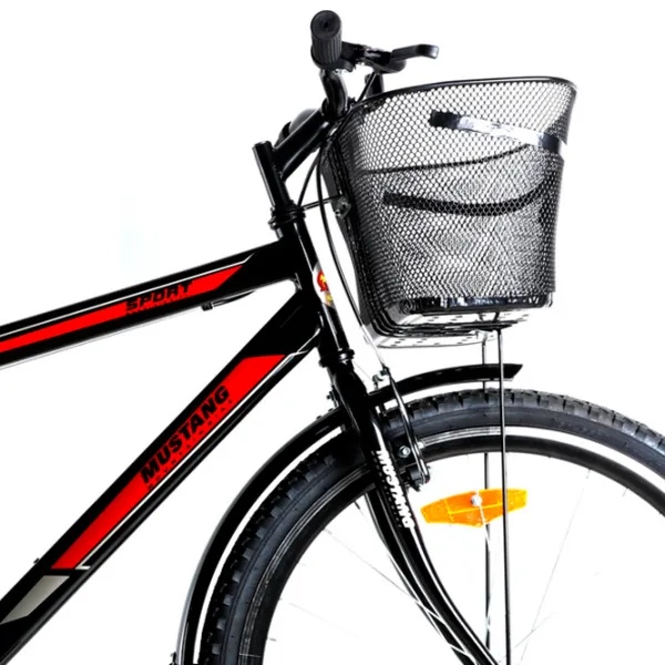 Bicicletă Mustang Sport 26" 16" Aluminiu/ Gray Red photo 4