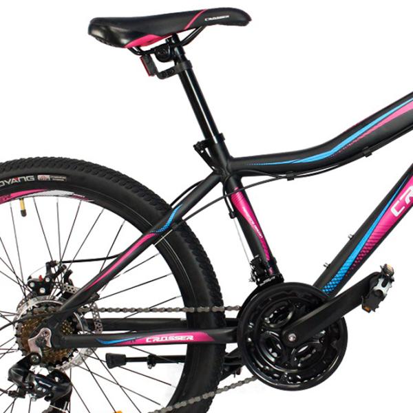 Bicicletă Crosser Sweet 26" 13" Aluminiu/ Black Pink photo 3