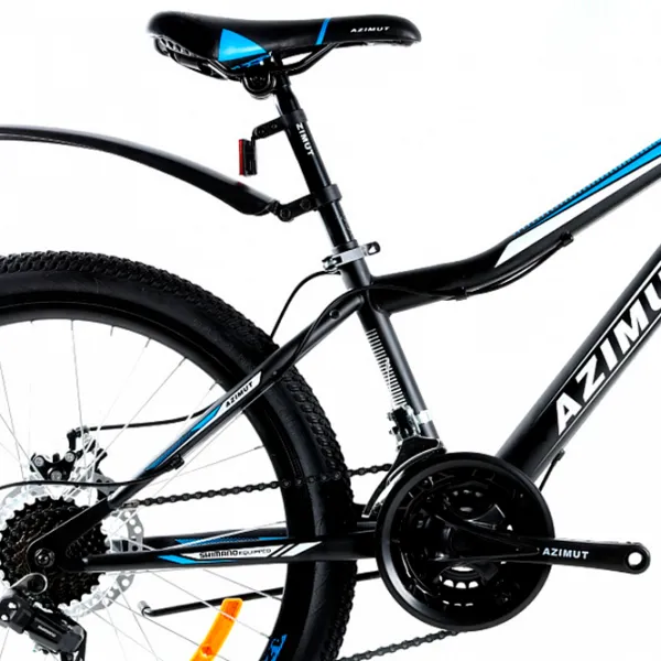 Bicicletă Azimut Stormer Forest 26" 16" Oțel/ Black Blue photo 3 Bicicletă Azimut Stormer Forest 26" 16" Oțel/ Black Blue photo 3