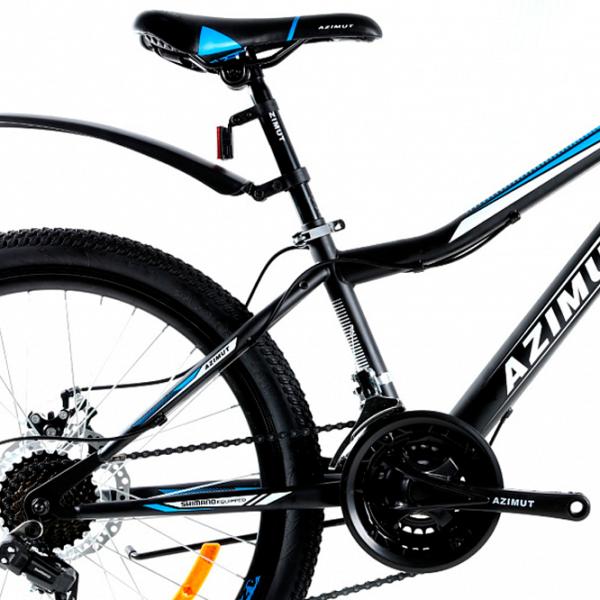 Bicicletă Azimut Stormer Forest 26" 16" Oțel/ Black Blue photo 3 Bicicletă Azimut Stormer Forest 26" 16" Oțel/ Black Blue photo 3