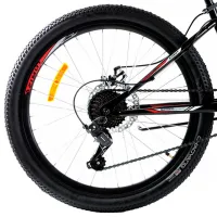 Bicicletă Azimut Stormer Forest 26" 16" Oțel/ Black Red photo 2