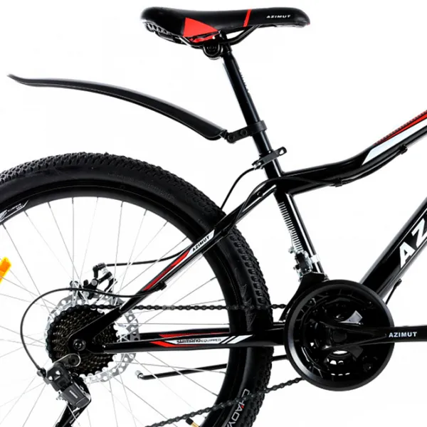 Bicicletă Azimut Stormer Forest 26" 16" Oțel/ Black Red photo 3 Bicicletă Azimut Stormer Forest 26" 16" Oțel/ Black Red photo 3
