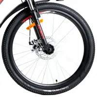 Bicicletă Azimut Stormer Forest 26" 16" Oțel/ Black Red photo 5