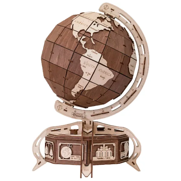 Пазл 3D Ewa Toys The Globe 14+/ Количество деталей: 393 photo 2