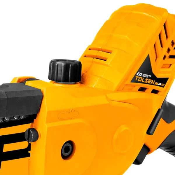 Fierăstrău cu lanţ Tolsen 87366 cu acumulator/ Yellow photo 4