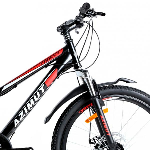 Bicicletă Azimut Stormer Forest 24" 16" Oțel/ Black Red photo 4 Bicicletă Azimut Stormer Forest 24" 16" Oțel/ Black Red photo 4
