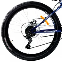 Bicicletă Azimut Stormer Forest 24" 16" Oțel/ Blue Dark photo 2