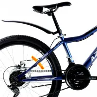 Bicicletă Azimut Stormer Forest 24" 16" Oțel/ Blue Dark photo 3