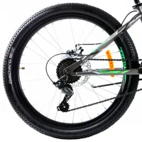 Bicicletă Azimut Stormer Forest 24" 16" Oțel/ Gray Green photo 2