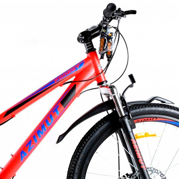 Bicicletă Azimut Stormer Forest 24" 16" Oțel/ Red Black photo 4 Bicicletă Azimut Stormer Forest 24" 16" Oțel/ Red Black photo 4