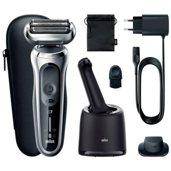 Бритва электрическая Braun 71-S7200cc Серый Черный  photo 2