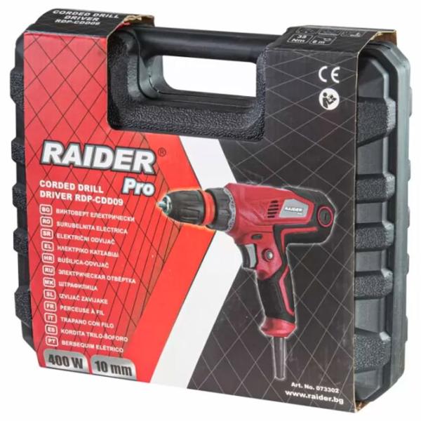 Шуруповерт Raider RDP-CDD09 450 об/мин photo 3 Шуруповерт Raider RDP-CDD09 450 об/мин photo 3