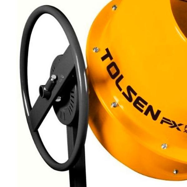 Бетономешалка Tolsen 79952 140 л 550 Вт/ Желтый photo 4