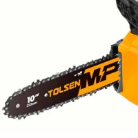 Цепная пила Tolsen 87362 аккумуляторный/ Желтый photo 4