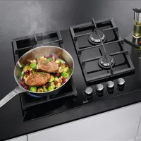 Plită încorporabilă pe gaz AEG HKB64420NB Sticlă călită/ Black photo 4