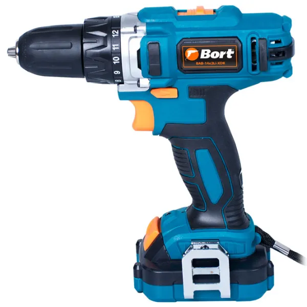 Mașină de găurit și înșurubat Bort BAB-14x2Li-XDK 350 rot/min photo 3