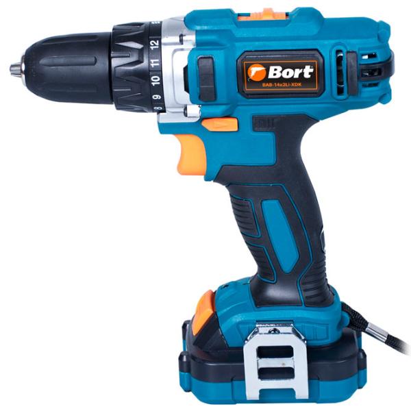 Mașină de găurit și înșurubat Bort BAB-14x2Li-XDK 350 rot/min photo 3