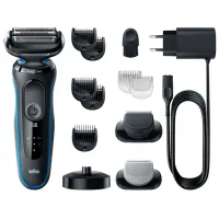 Aparat de ras electric Braun 51-B4650cs Black Blue photo 2