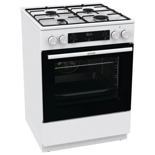 Aragaz Gorenje GKS6C70WJ Pe gaz/ White/ Black photo 2