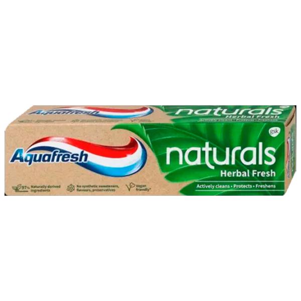Pastă de dinţi Aquafresh Naturals Herbal Fresh 75 g photo 2 Pastă de dinţi Aquafresh Naturals Herbal Fresh 75 g photo 2