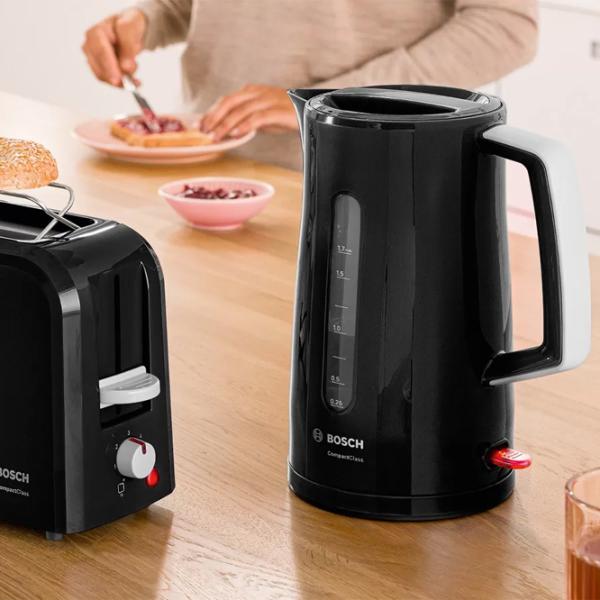 Ceainic electric Bosch TWK3A013 1.7l / Ascuns / Black photo 6