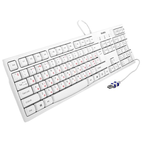Tastatură Sven KB-S300 Cu fir/ White photo 2