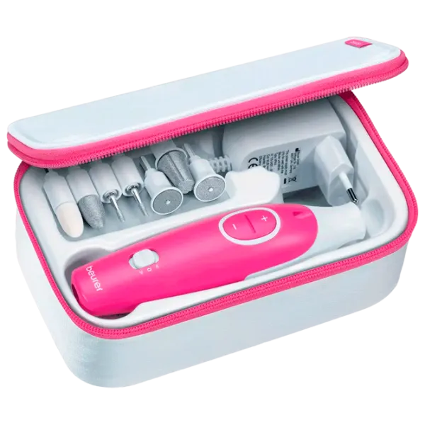 Set pentru manichiură și pedichiură Beurer MP44 Pink photo 6