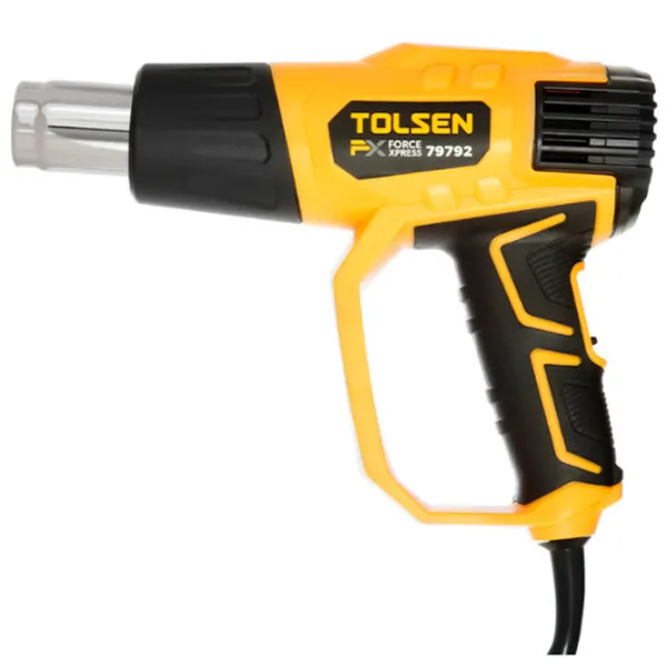 Строительный фен Tolsen 79792 2000 Вт/ Желтый photo 2