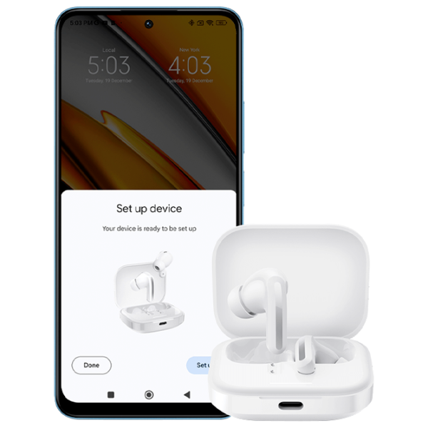 Наушники Xiaomi Redmi Buds 5 Белый Беспроводные/ Персональный photo 2 Наушники Xiaomi Redmi Buds 5 Белый Беспроводные/ Персональный photo 2