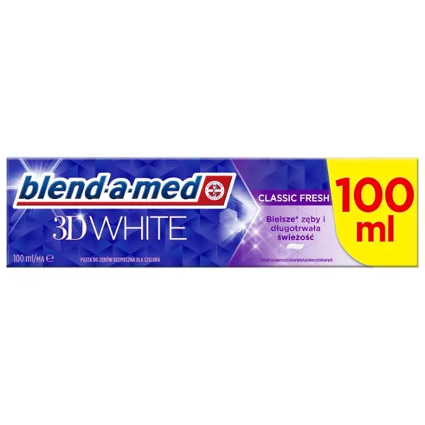 Pastă de dinţi Blend-A-Med 3D White Classic Fresh 100 g photo 2