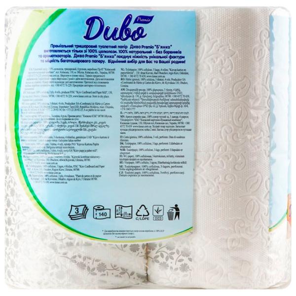 Туалетная бумага Divo Premio Bianco Количество в наборе - 4/ Количество слоев - 3 photo 2 Туалетная бумага Divo Premio Bianco Количество в наборе - 4/ Количество слоев - 3 photo 2