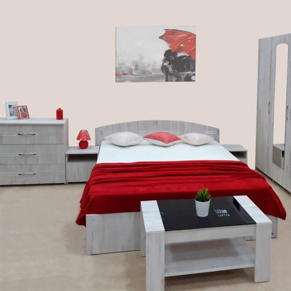 Комод Ambianta Inter 76.5см x 82.5см x 40см/ ДСП/ Белый самоа photo 2