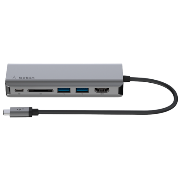 Адаптер Hub Belkin AVC008BTSGY USB Type-C/ Серебристый photo 2