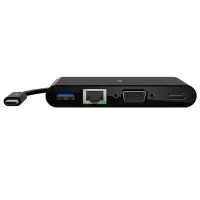 Adaptor Hub Belkin AVC004BT USB Type-C/ Black photo 2