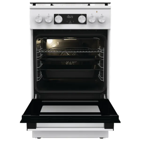 Aragaz Gorenje GK5C41WF-B Pe gaz/ White/ Black photo 3