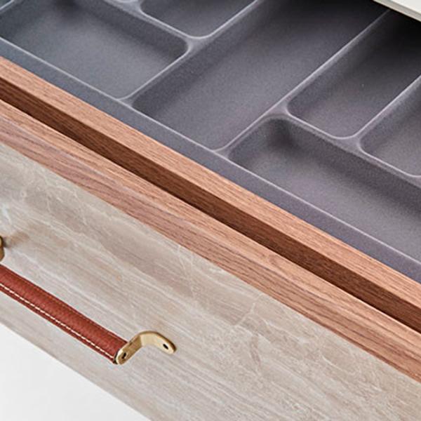 Комод Dogtas Brita 83.2см x 208.7см x 48.8см/ ЛДСП/ Светло кремовый photo 8