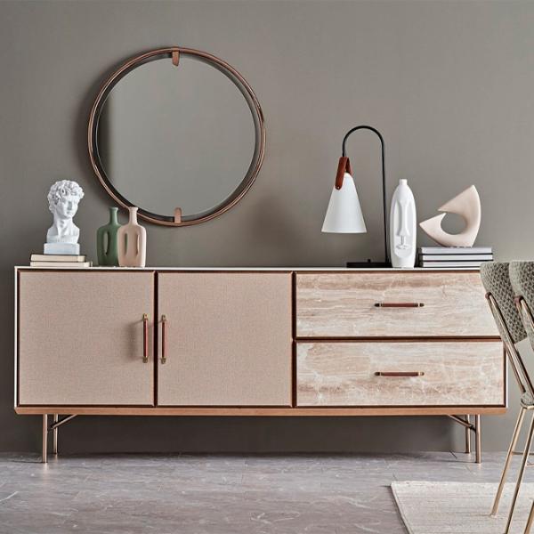 Комод Dogtas Brita 83.2см x 208.7см x 48.8см/ ЛДСП/ Светло кремовый photo 14